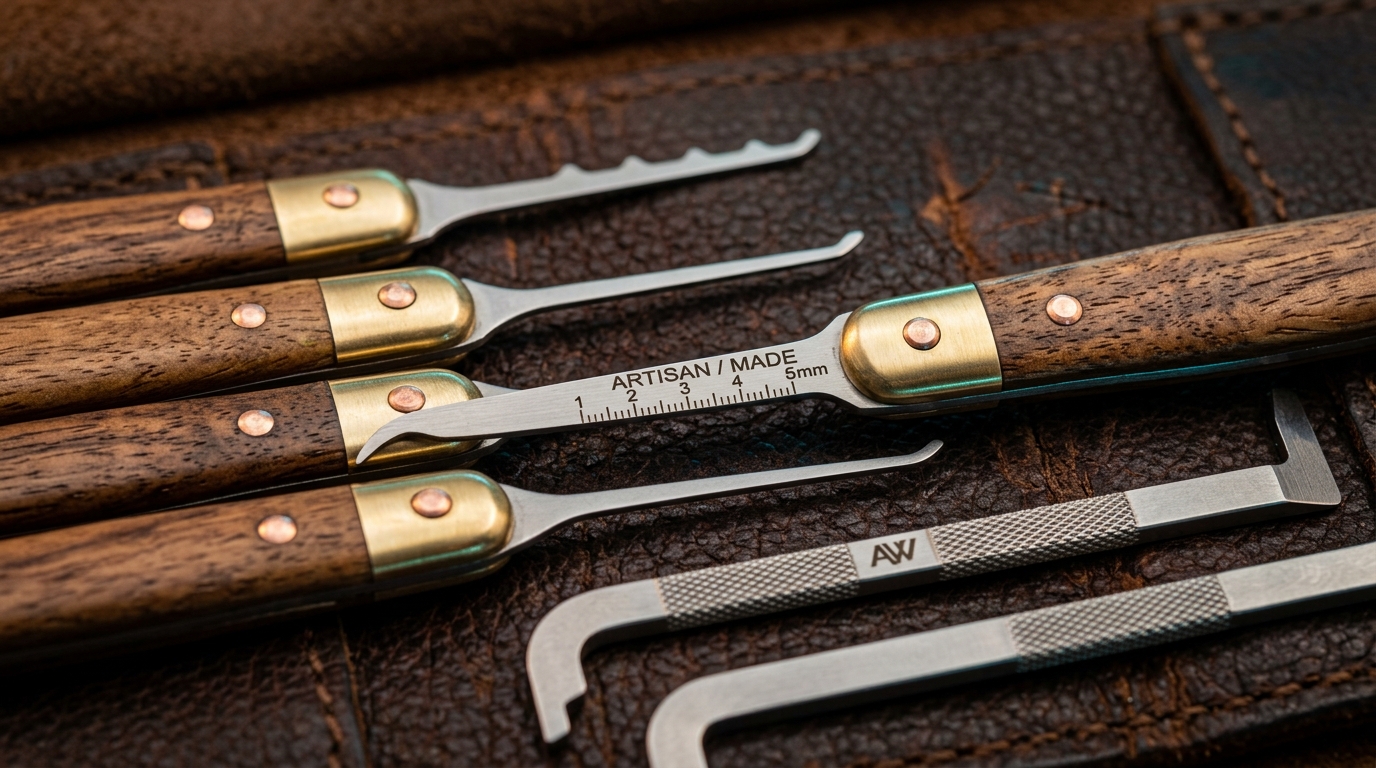 Relics of the Bench: The Sacred Slow Patience of Handcrafted Leather & Forged Iron